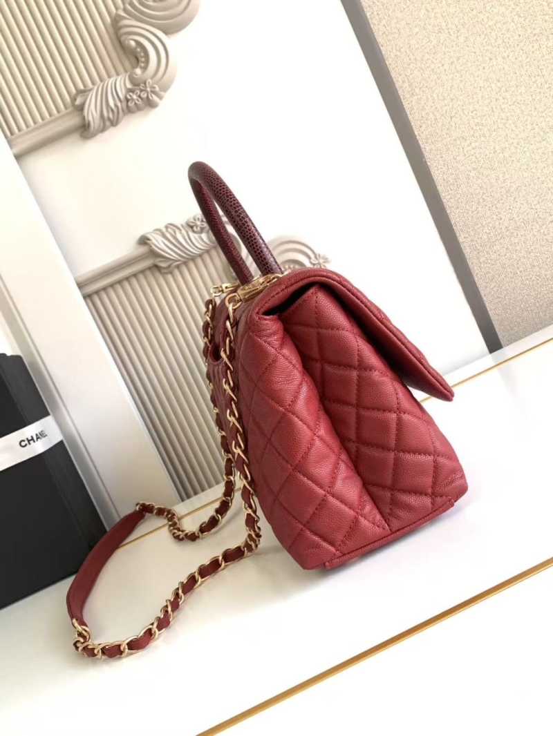 Ch**el top handle bags